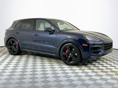 2025 Porsche Cayenne — rear three-quarter view
