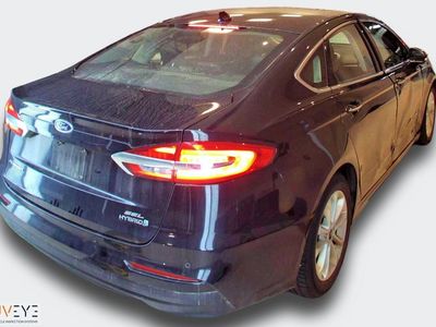 2019 Ford Fusion Hybrid — rear three-quarter view