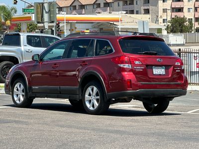 2014 Subaru Outback — rear three-quarter view