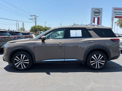 2023 Nissan Pathfinder — rear three-quarter view