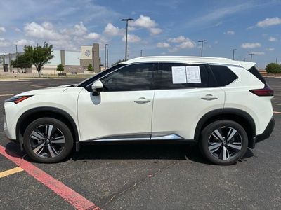2023 Nissan Rogue — rear three-quarter view