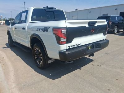 2024 Nissan Titan — rear three-quarter view