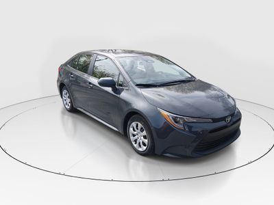 2023 Toyota Corolla LE CVT — front three-quarter view