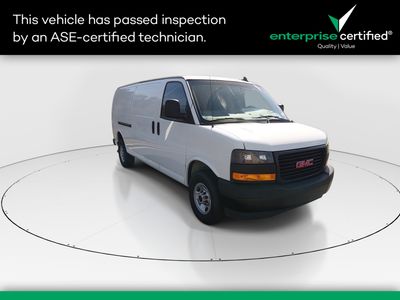 2023 GMC Savana Cargo Van RWD 2500 155" — front three-quarter view
