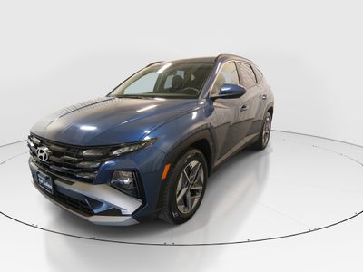 2025 Hyundai Tucson — rear three-quarter view