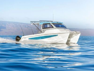 2026 Aquila 28 Molokai Cuddy — front three-quarter view