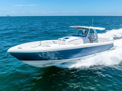 2026 Intrepid 41 Panacea — front three-quarter view