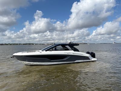 2025 Cruisers Yachts 42 GLS Outboard — front three-quarter view