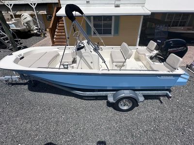 2026 Boston Whaler 170 Montauk — front three-quarter view