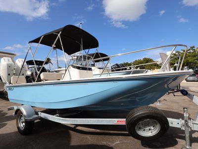 2026 Boston Whaler 170 Montauk — front three-quarter view