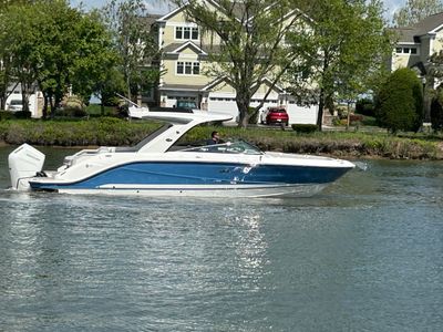 2026 Sea Ray SLX 310 Outboard — front three-quarter view