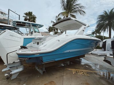 2026 Sea Ray SLX 310 Outboard — front three-quarter view