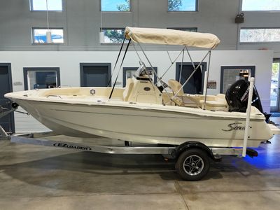 2026 Scout 188 Sportfish — front three-quarter view