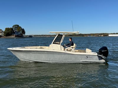 2026 Scout 240 XSF — front three-quarter view