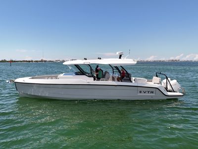 2026 Cruisers Yachts 38 VTR — front three-quarter view