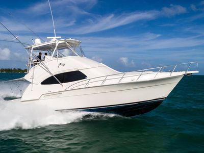 2008 Bertram 45C — front three-quarter view