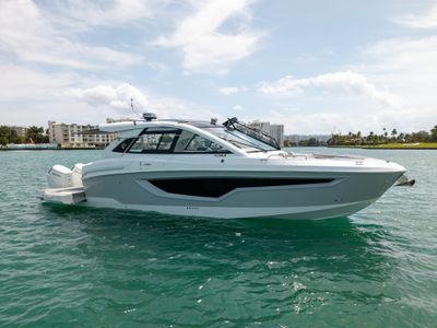 2026 Cruisers Yachts 42 GLS Outboard — front three-quarter view