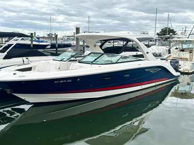 2019 Sea Ray 310 SLX — front three-quarter view