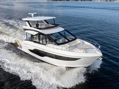 2026 Cruisers Yachts 50 FLY — front three-quarter view