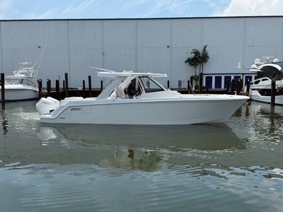 2026 Intrepid 35 PANACEA — front three-quarter view