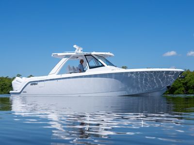 2026 Intrepid 35 PANACEA — front three-quarter view