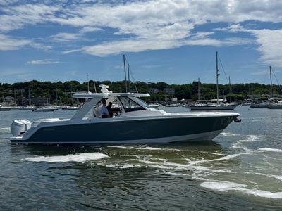 2026 Intrepid 35 PANACEA — front three-quarter view