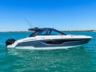 2026 Cruisers Yachts 42 GLS Outboard — front three-quarter view