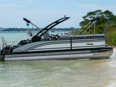 2026 Harris Solstice 230 — front three-quarter view