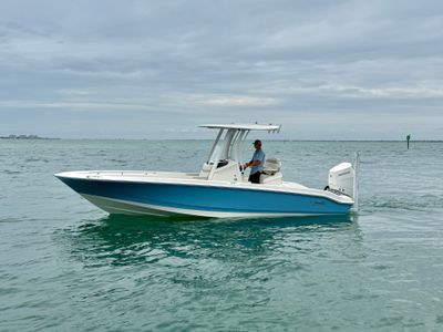 2026 Boston Whaler 250 Dauntless — front three-quarter view