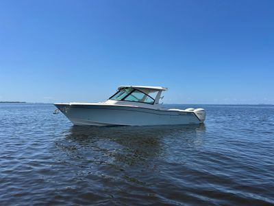 2026 Grady-White Freedom 345 — front three-quarter view
