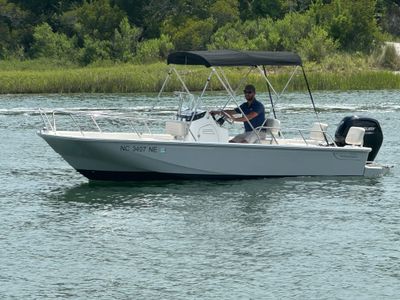 2023 Boston Whaler 170 MONTAUK — front three-quarter view