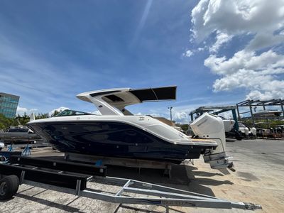 2026 Sea Ray SLX 310 Outboard — front three-quarter view