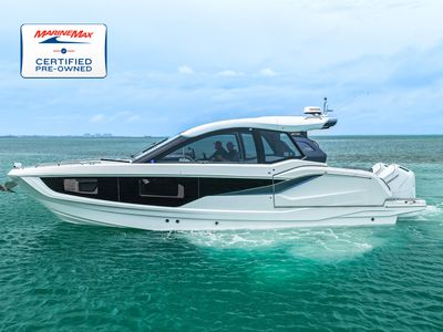 2023 Galeon 375 GTO — front three-quarter view
