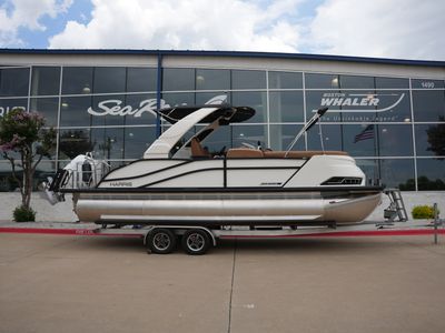 2026 Harris 230 Grand Mariner — front three-quarter view