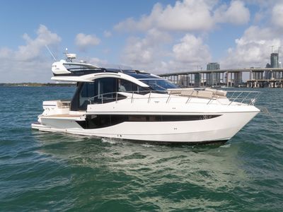 2023 Galeon 47 SKY — front three-quarter view