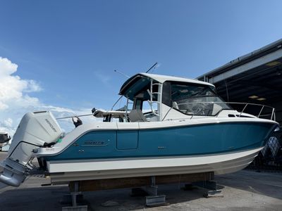 2027 Boston Whaler 325CQ — front three-quarter view