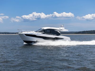 2024 Galeon 410 HTC — front three-quarter view