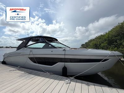2024 Cruisers Yachts 38 GLS South Beach Outboard — front three-quarter view