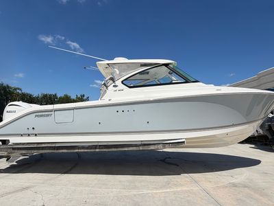 2025 Pursuit 306 DC — front three-quarter view