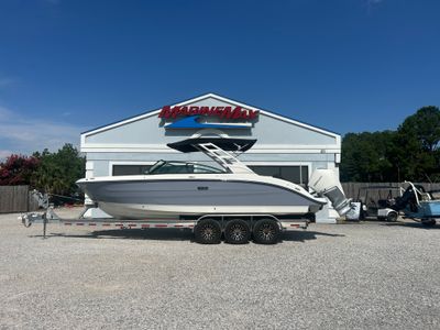 2027 Sea Ray SDX 270 Outboard — front three-quarter view