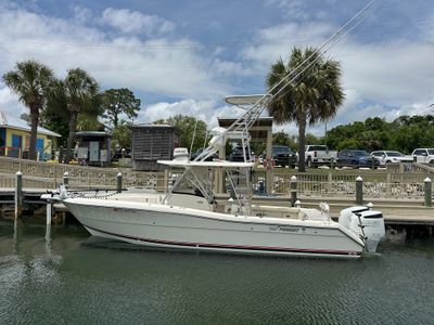 2002 Pursuit 3070 CC — front three-quarter view