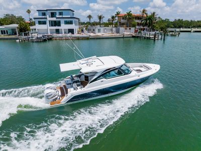 2020 Tiara Yachts 34LX — front three-quarter view