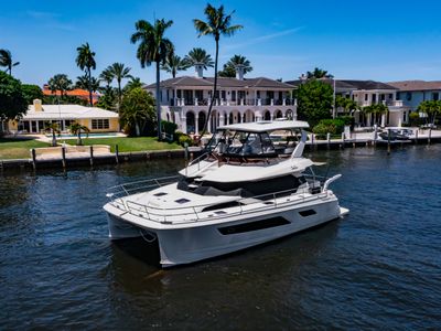 2017 Aquila 44 — front three-quarter view