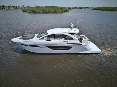 2023 Cruisers Yachts 50 CANTIUS — front three-quarter view
