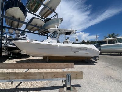 2019 Everglades 295CC — front three-quarter view