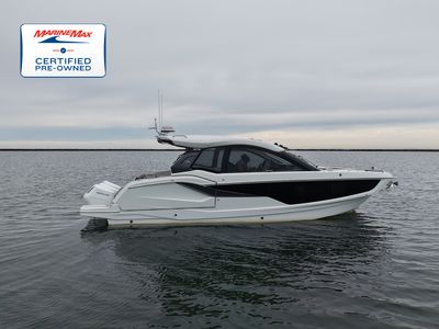 2025 Galeon 375 GTO — front three-quarter view