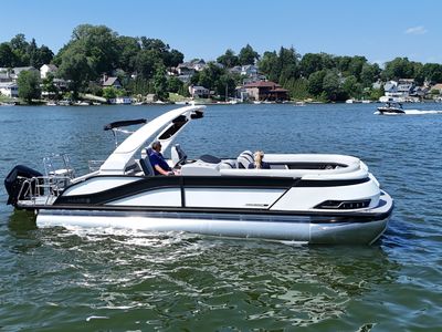 2027 Harris 250GM — front three-quarter view