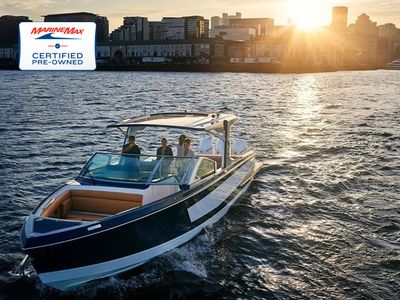2023 Aviara AV36 Outboard — front three-quarter view