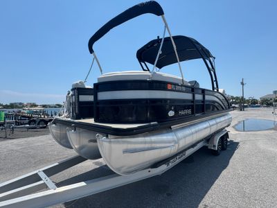 2022 Harris Sunliner 230 Sport — front three-quarter view