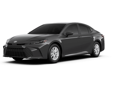 2026 Toyota Camry LE in Underground — front three-quarter view